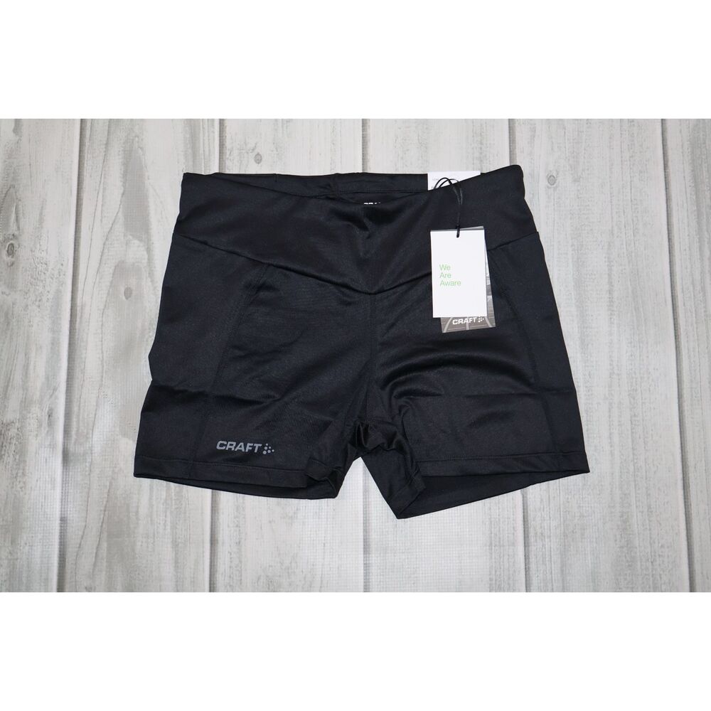 NEW Craft Women's ADV Essence Hot Pant Training Shorts Tights - Black Sz Medium